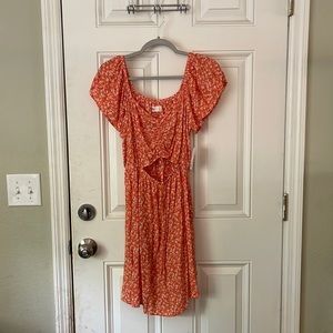 Orange So Sundress